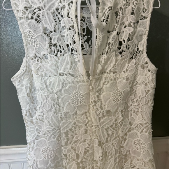 Nanette Lepore Ivory Lace Sleeveless Top - Picture 5 of 6